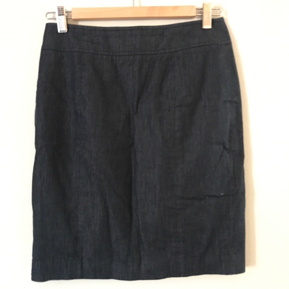 Ann Taylor Denim Pencil Skirt